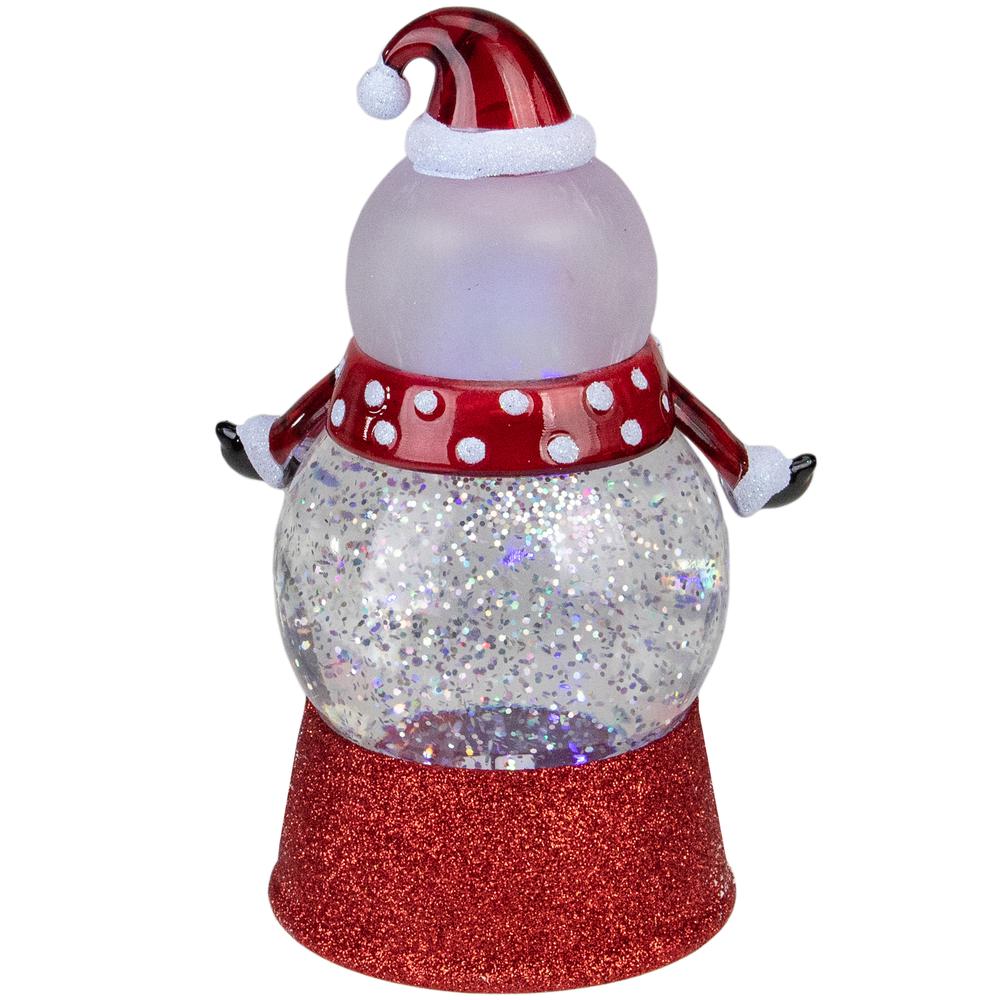 5.75 LED Lighted Santa Claus Christmas Snow Globe. Picture 5