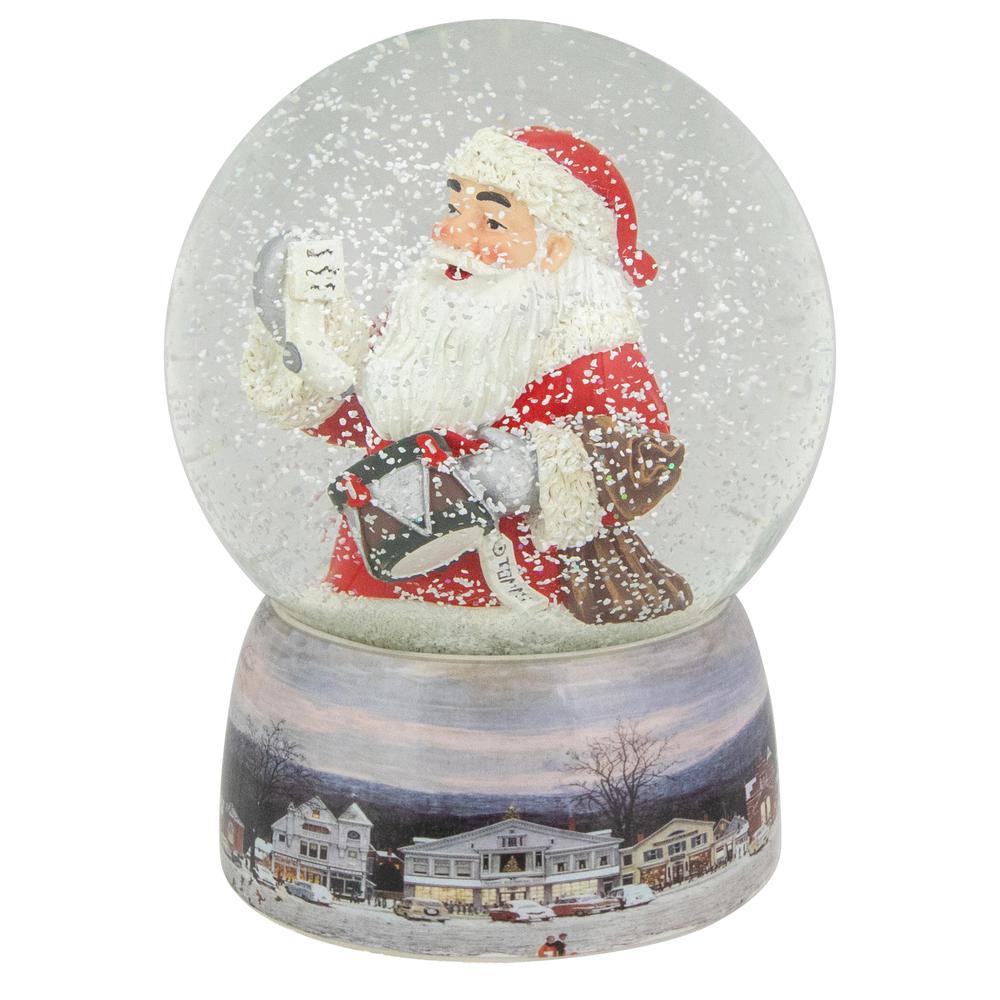 6.5" Norman Rockwell 'A Drum For Tommy' Christmas Snow Globe. Picture 4