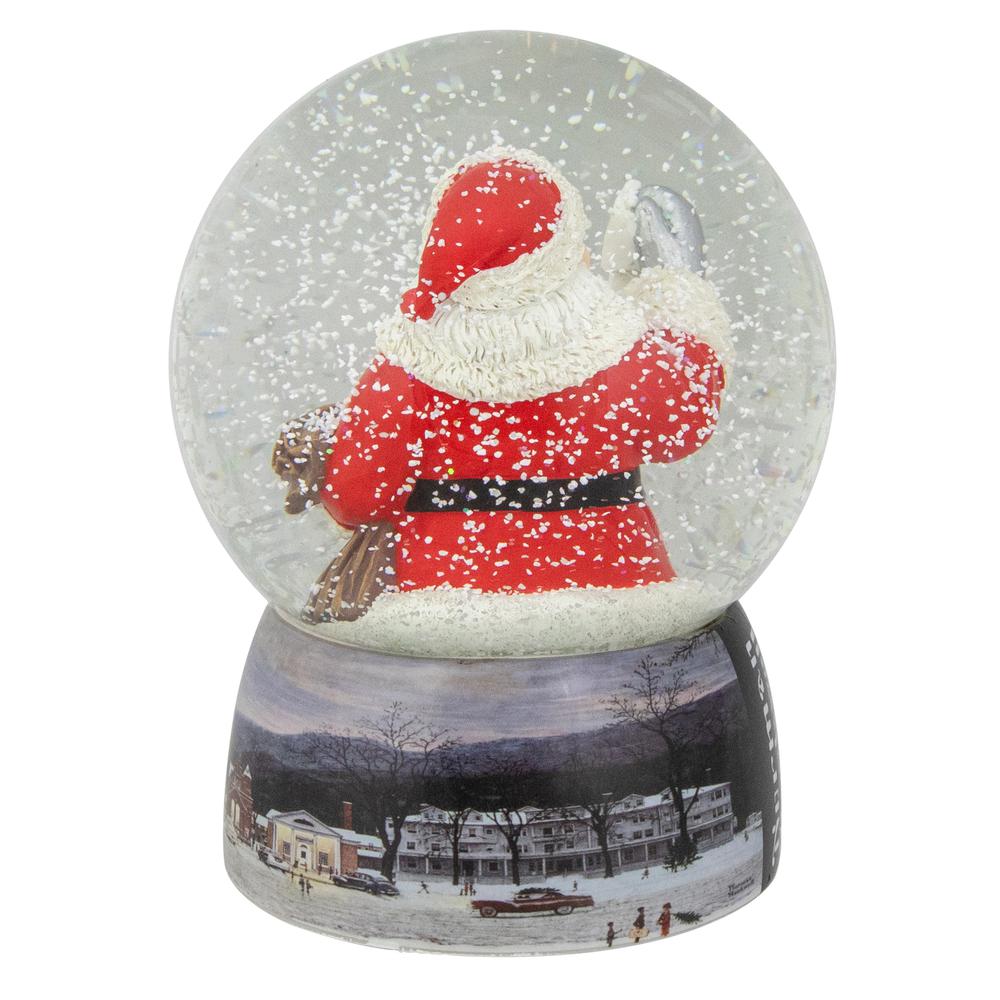 6.5" Norman Rockwell 'A Drum For Tommy' Christmas Snow Globe. Picture 5