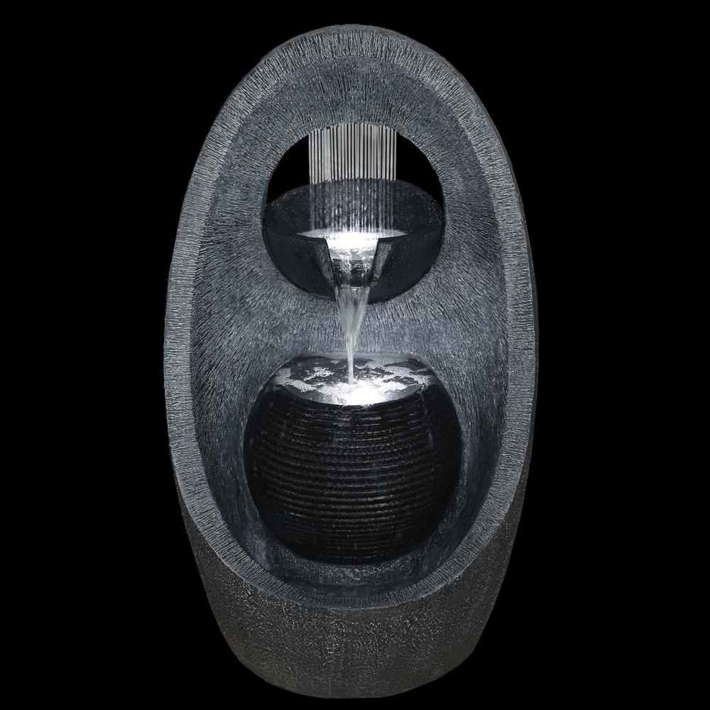 30" LED Modern Style Outdoor Garden Water Fountain. Picture 3