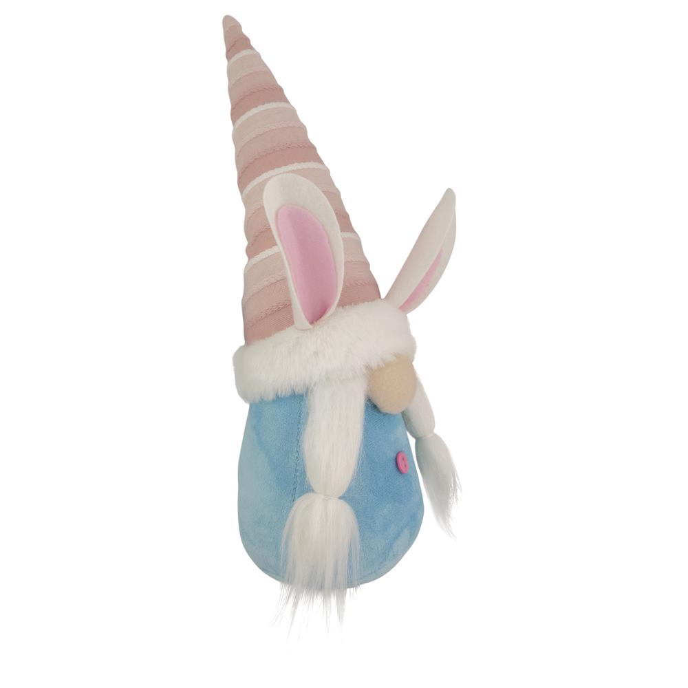 13" Blue and Pink Girl Easter Bunny Gnome. Picture 4