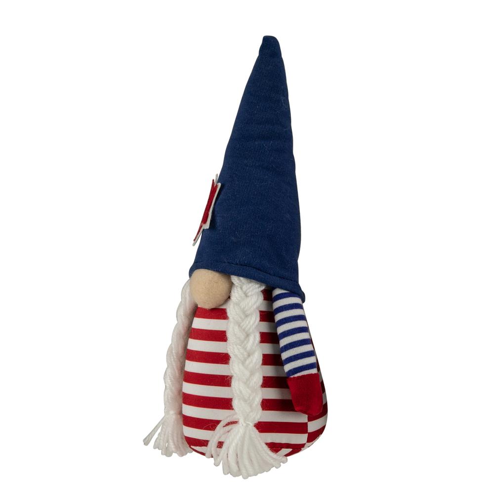 10.5" Americana Girl 4th of July Patriotic Gnome. Picture 4
