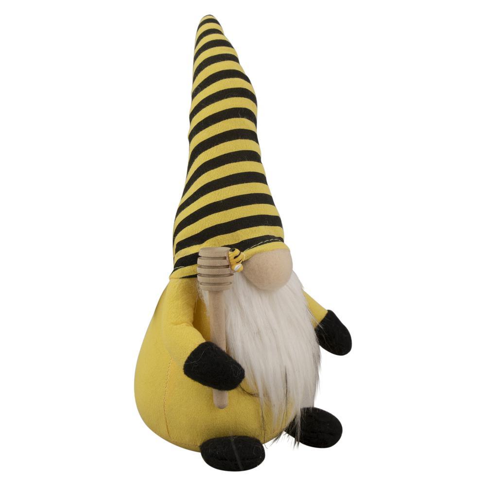 10" Yellow and Black Bumblebee Springtime Gnome. Picture 3