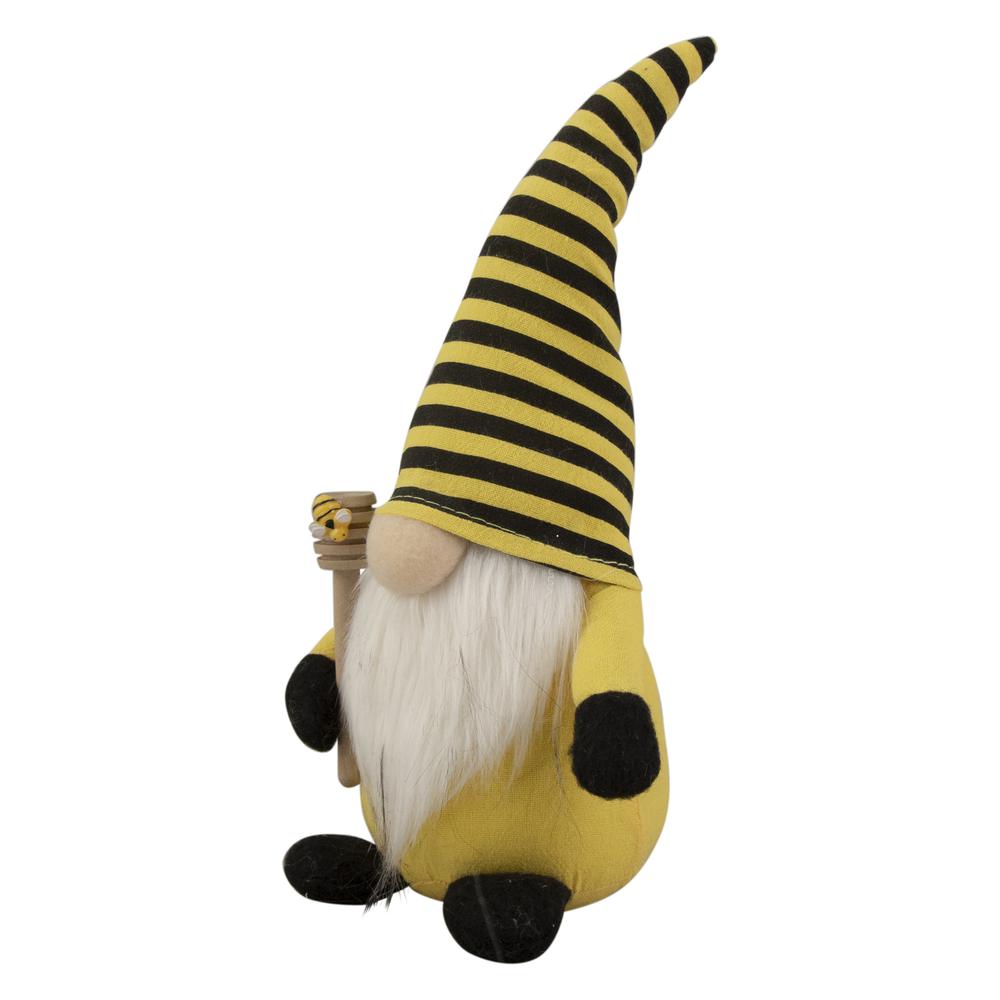 10" Yellow and Black Bumblebee Springtime Gnome. Picture 4
