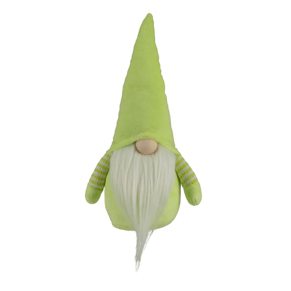 12" Lime Green and White Spring Gnome. Picture 1