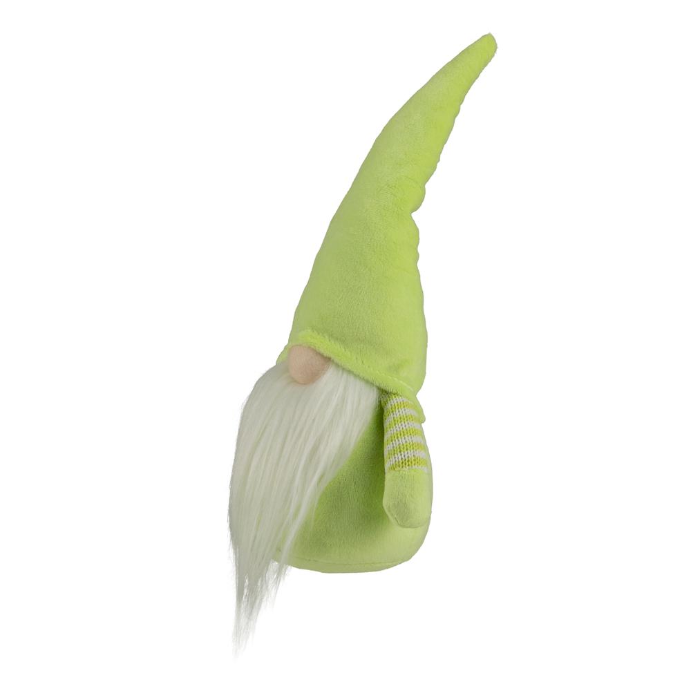 12" Lime Green and White Spring Gnome. Picture 3