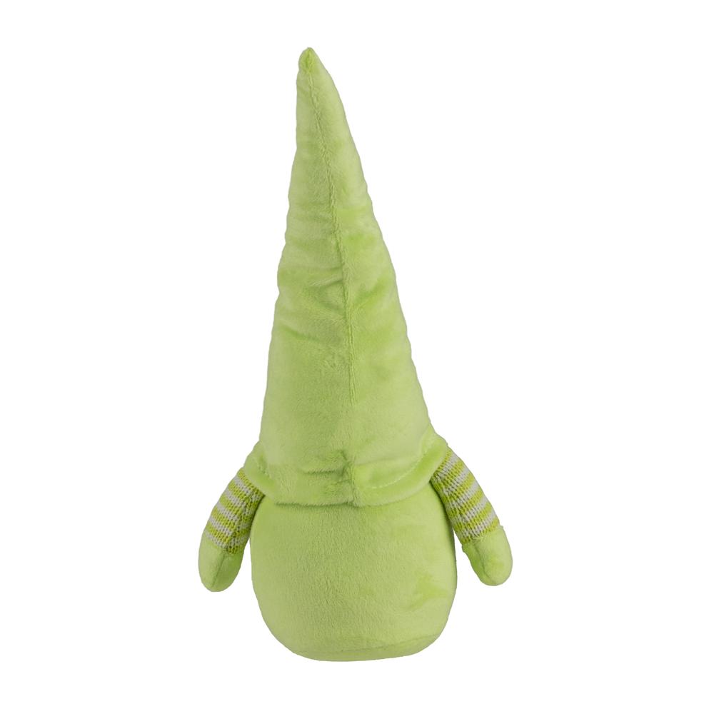 12" Lime Green and White Spring Gnome. Picture 4