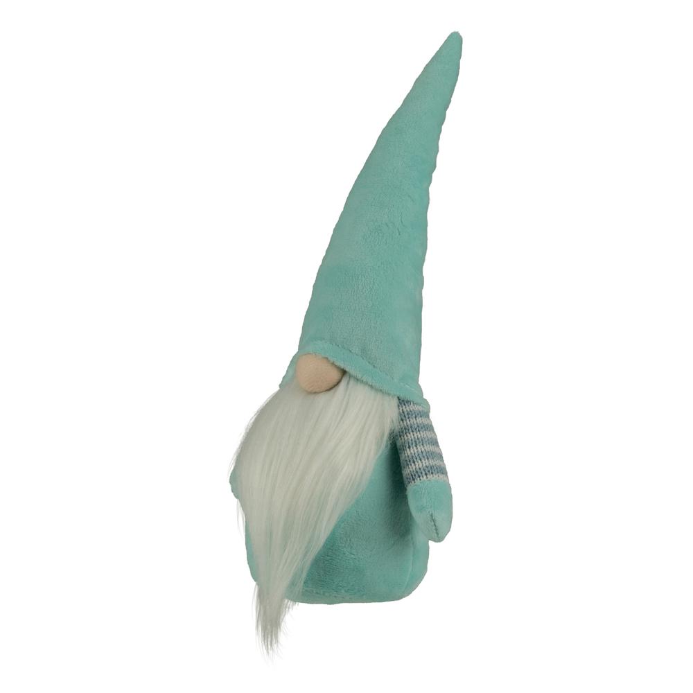 12" Sky Blue and White Spring Gnome. Picture 2