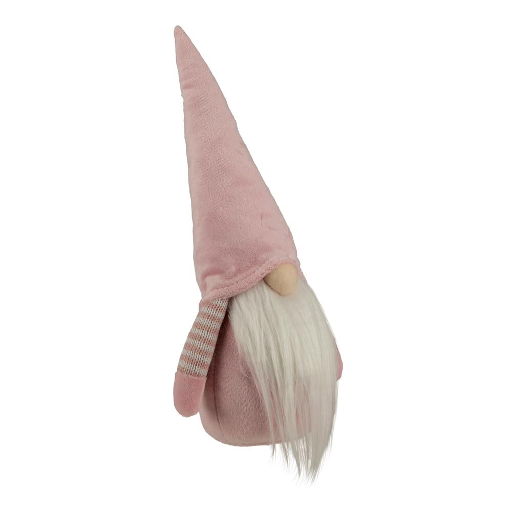 12" Pink and White Spring Gnome. Picture 2