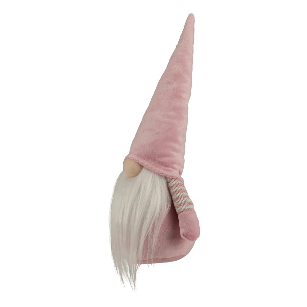 12" Pink and White Spring Gnome. Picture 3