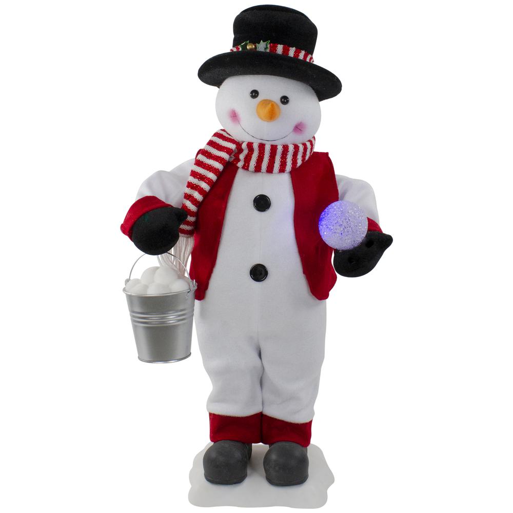 24" Lighted and Animated Musical Snowman Christmas Figure. The main picture.