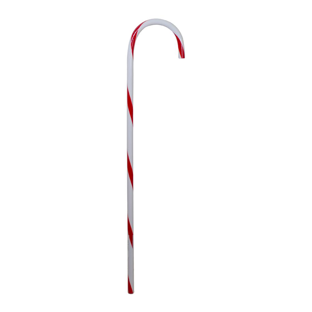 Club Pack of 24 Red and White Striped Candy Cane Christmas Decorations 32". Picture 1