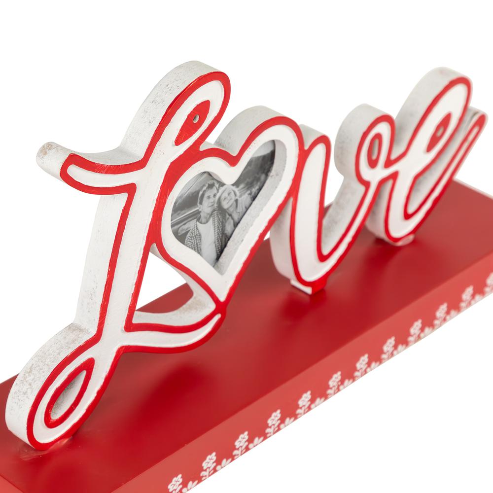Love Valentine's Day Photo Frame Tabletop Decoration - 12". Picture 6