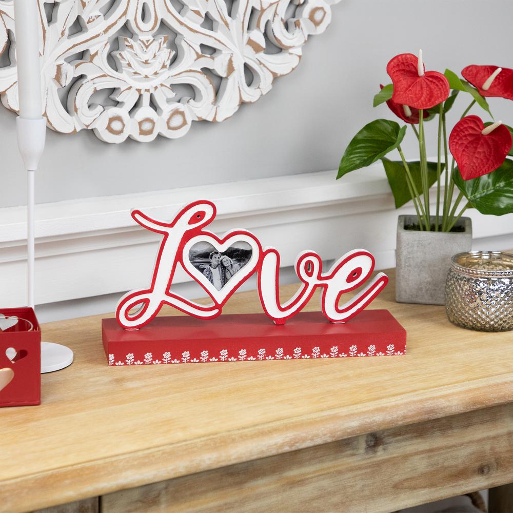 Love Valentine's Day Photo Frame Tabletop Decoration - 12". Picture 1