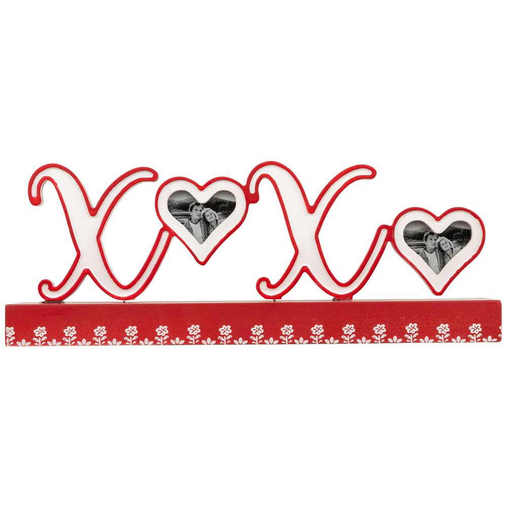 XOXO Valentine's Day Photo Frame Tabletop Decoration - 12". Picture 2