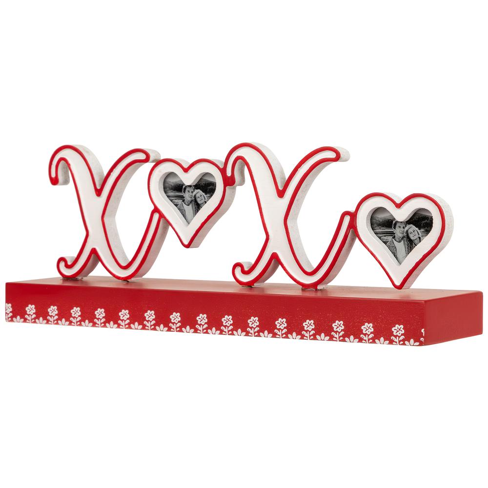 XOXO Valentine's Day Photo Frame Tabletop Decoration - 12". Picture 4