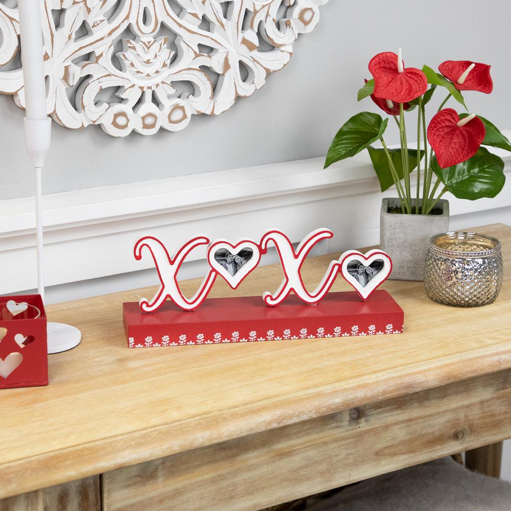XOXO Valentine's Day Photo Frame Tabletop Decoration - 12". Picture 1