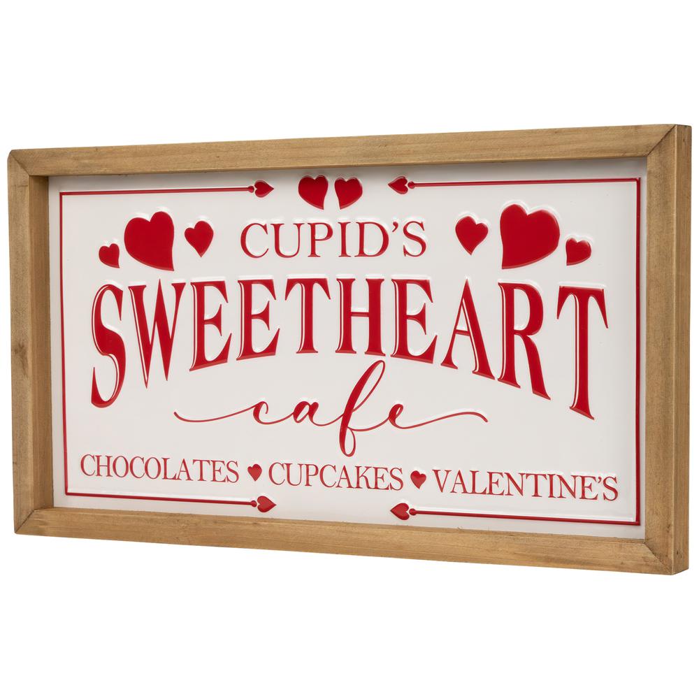 Cupid's Sweetheart Cafe Valentine's Day Framed Wall Sign - 15.75". Picture 4