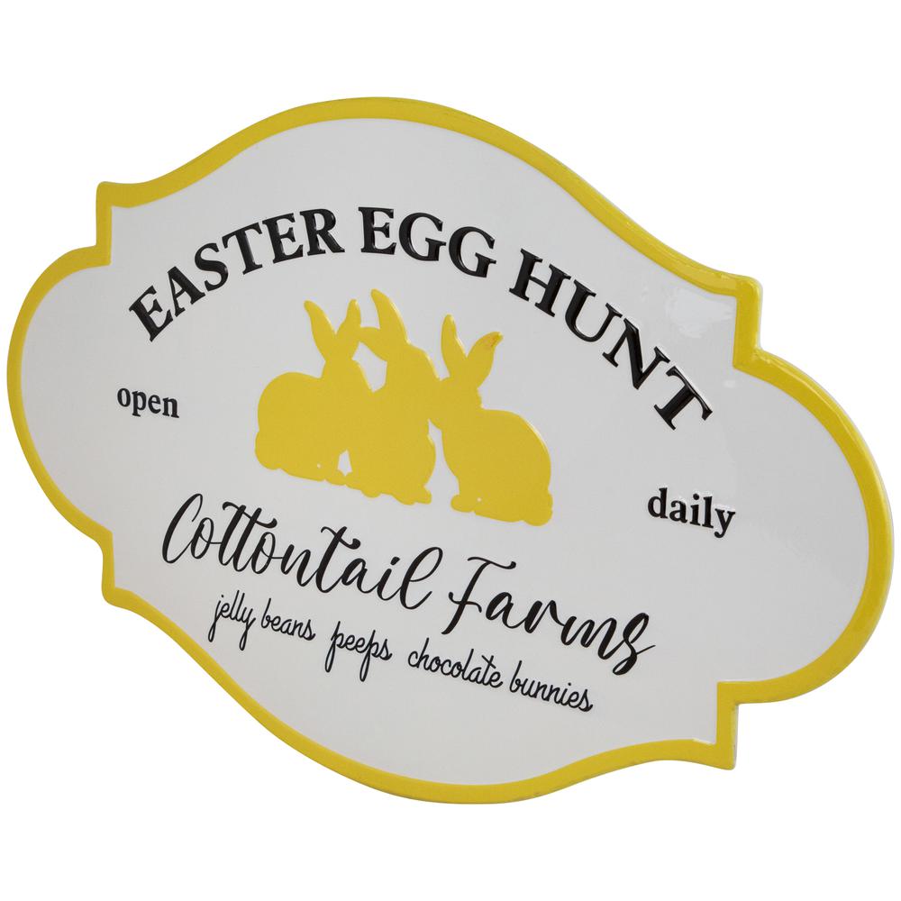 Easter Egg Hunt Vintage-Style Metal Wall Sign - 17.75". Picture 2