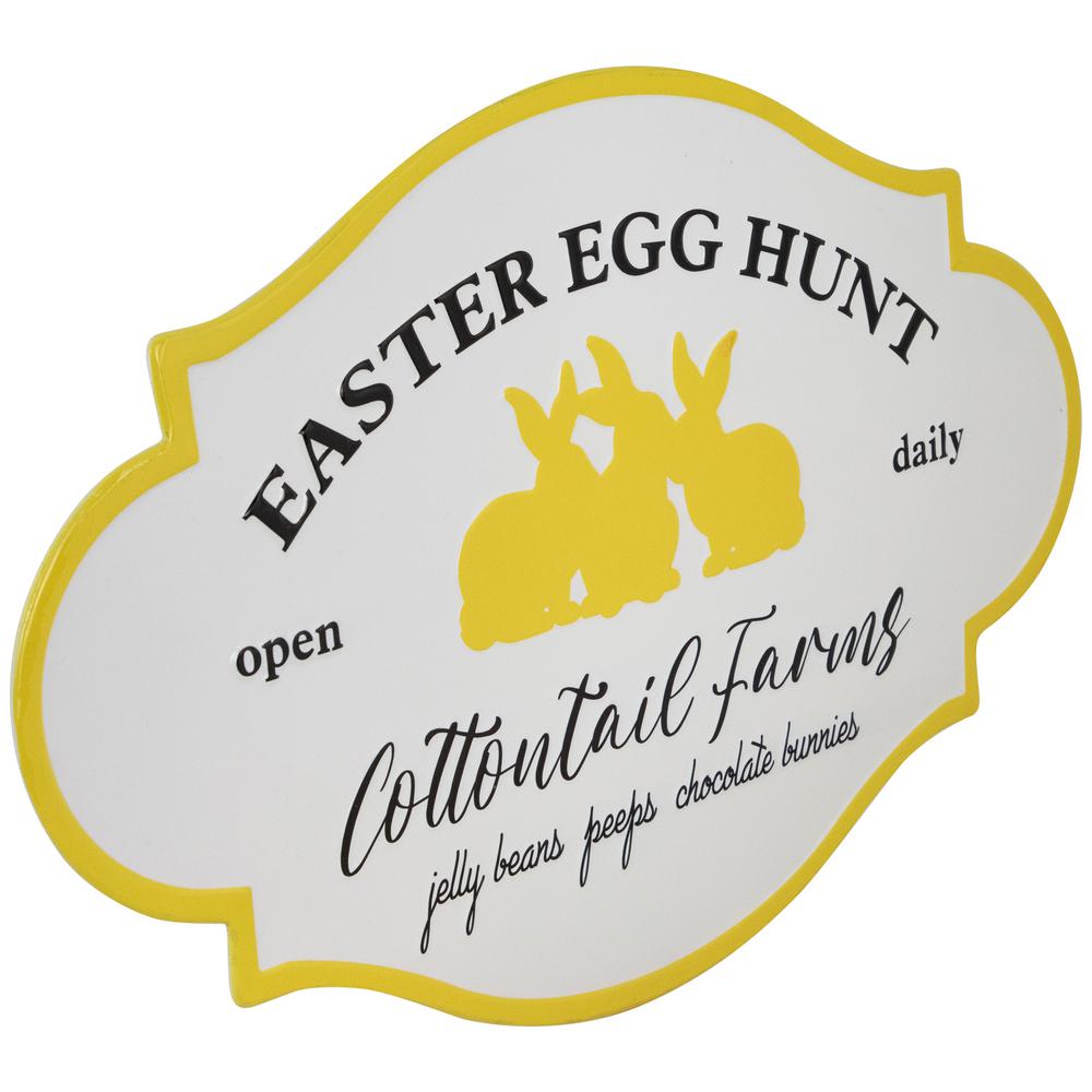 Easter Egg Hunt Vintage-Style Metal Wall Sign - 17.75". Picture 3