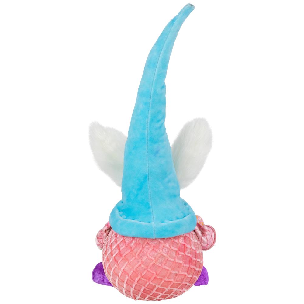 Girl Gnome Girl with Bunny Ears Easter Figure - 18.25" - Blue and Pink. Picture 4