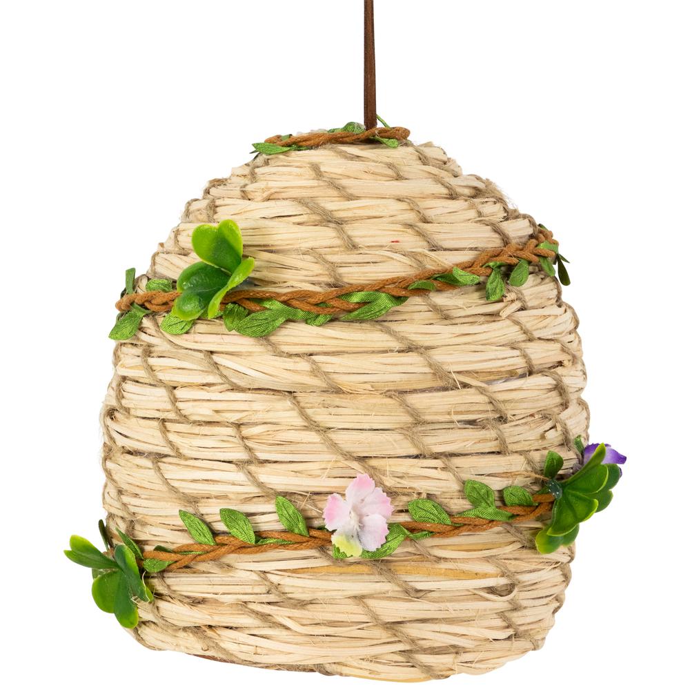Beehive with Bees Spring Hanging Decoration - 6.25". Picture 4