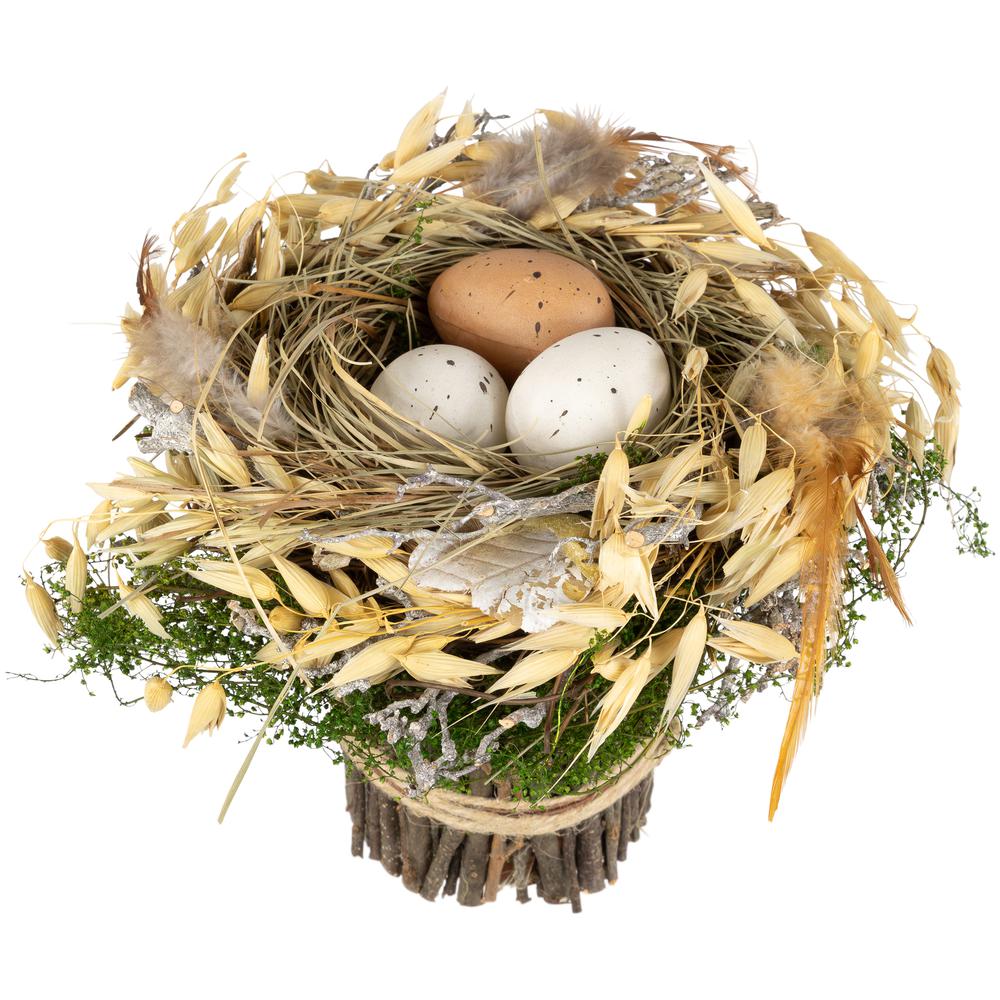 Bird's Nest with Eggs Easter Tabletop Decoration - 6.5". Picture 3