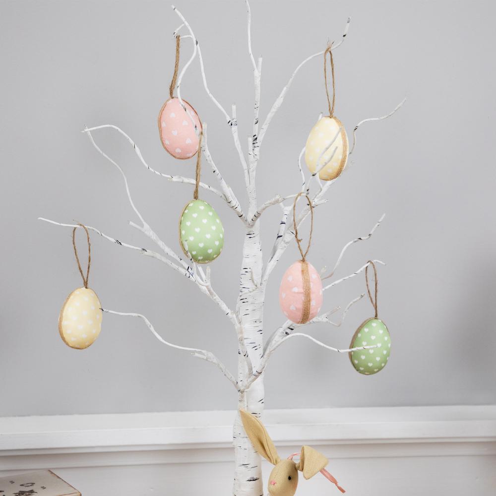 Easter Egg Hanging Decorations - 5.75" - Set of 6. Picture 5