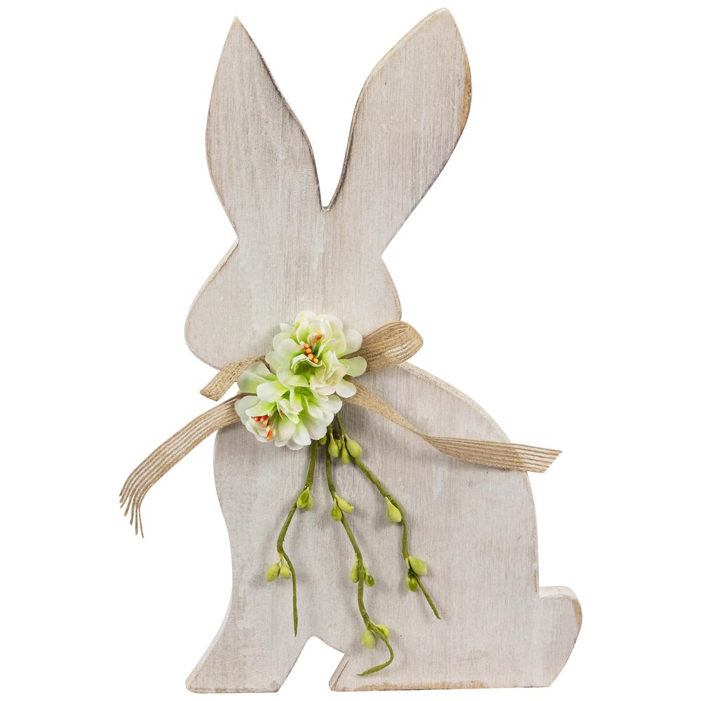 Distressed Rabbit Silhouette Easter Decoration - 11.25". Picture 1