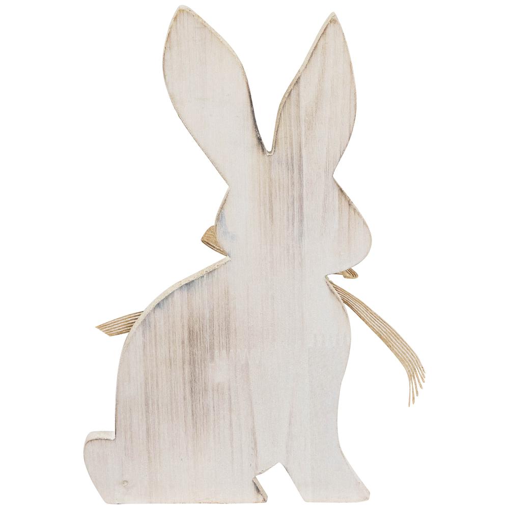 Distressed Rabbit Silhouette Easter Decoration - 11.25". Picture 4