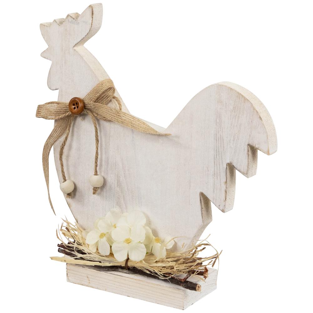 Distressed Rooster Silhouette Spring Decoration - 9.5". Picture 3