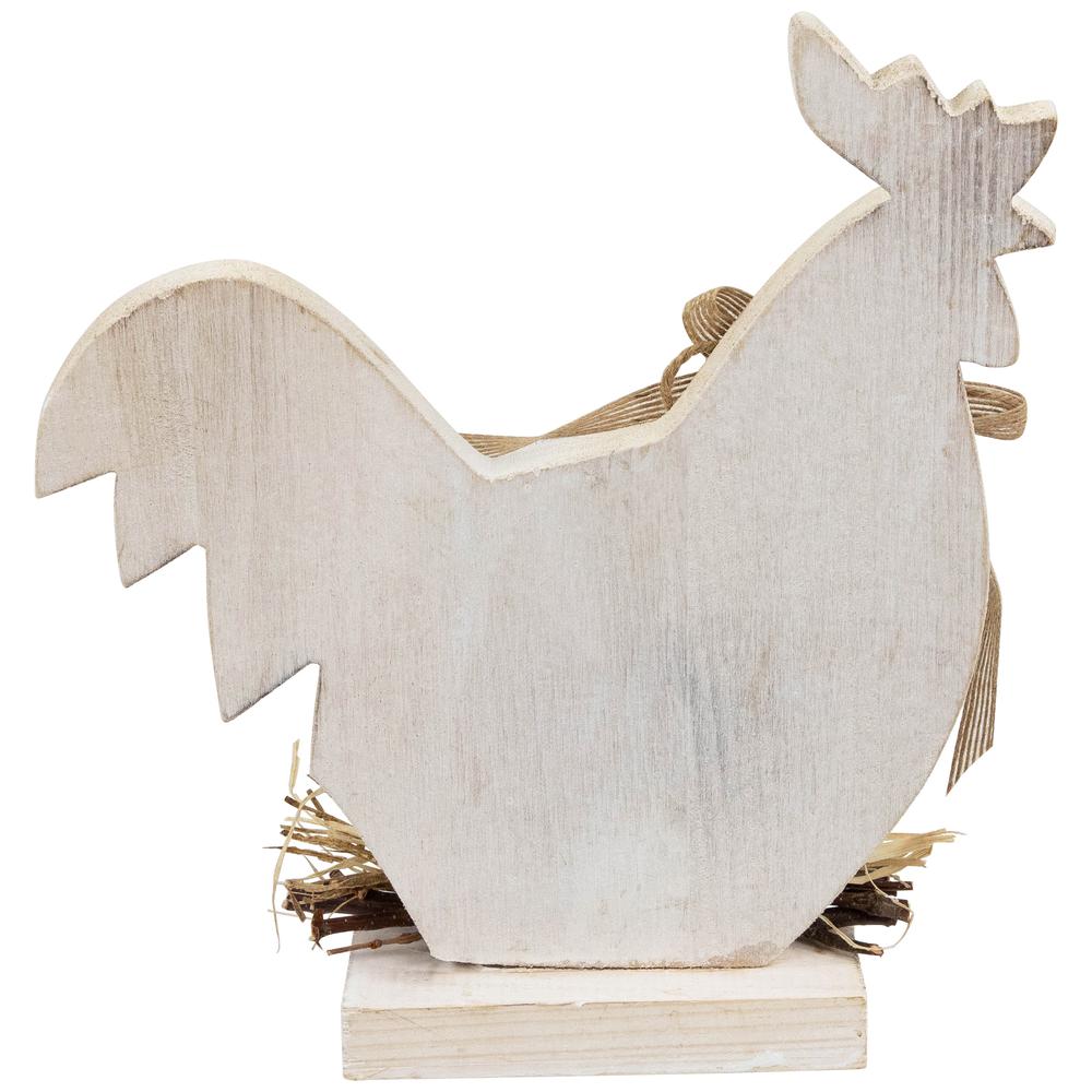 Distressed Rooster Silhouette Spring Decoration - 9.5". Picture 5
