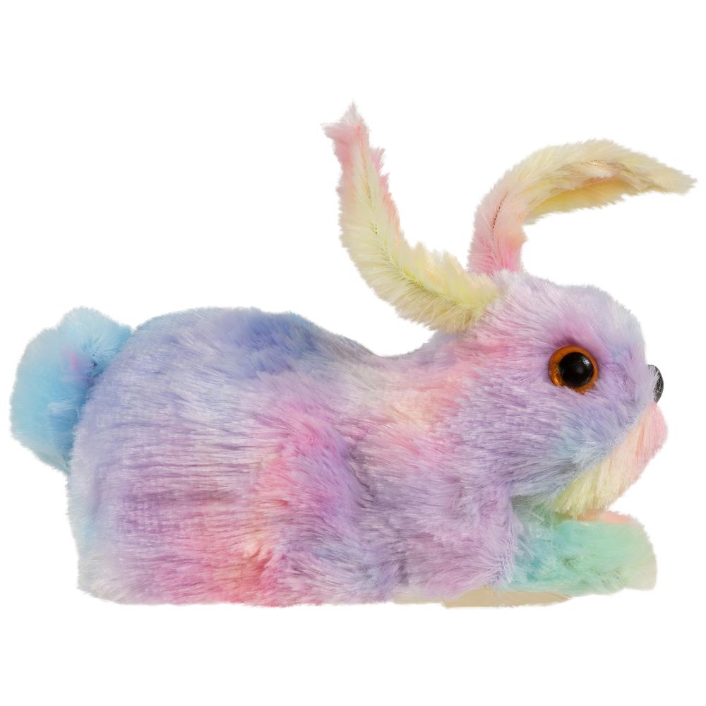 Plush Easter Bunny Tabletop Figurine - 7" - Multi-Color. Picture 2