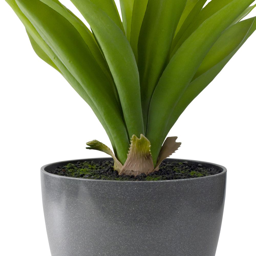 22" Potted Green Artificial Agave Plant. Picture 2