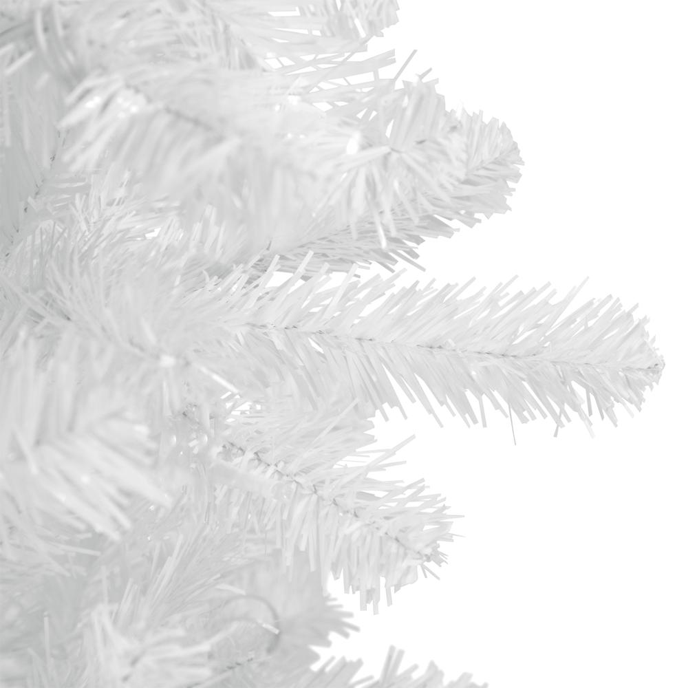 7.5' Pencil White Georgian Pine Artificial Christmas Tree  Unlit. Picture 3