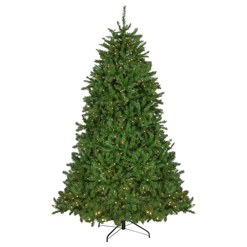 7.5' Pre-Lit Rockwood Pine Artificial Christmas Tree  Clear LED Lights. The main picture.