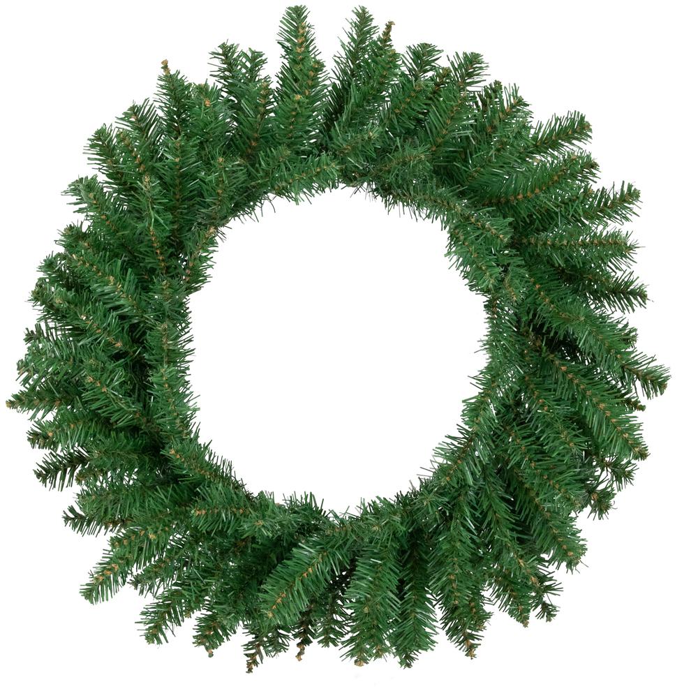 Green Winona Fir Artificial Christmas Wreath  24-Inch  Unlit. Picture 1