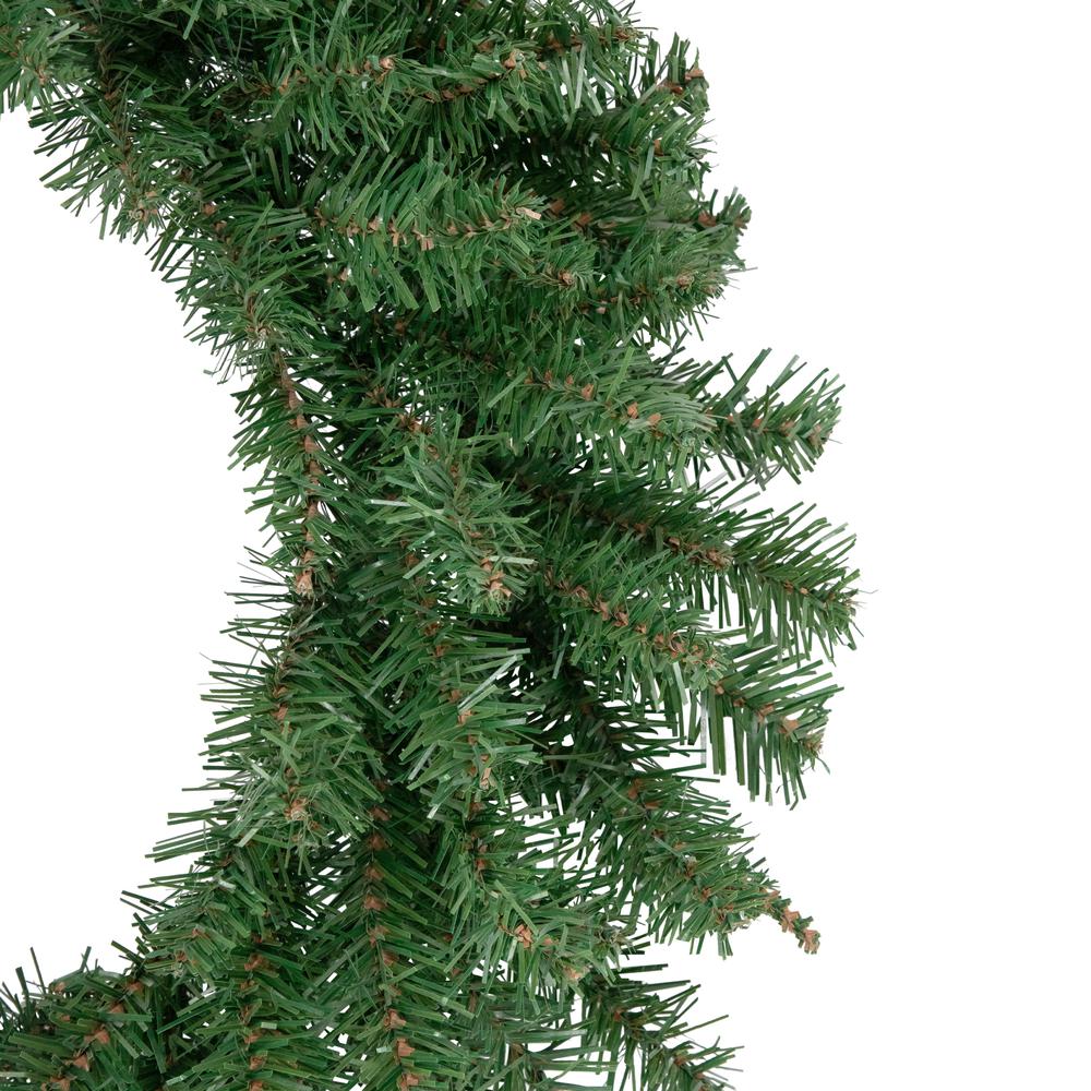 Green Winona Fir Artificial Christmas Wreath  24-Inch  Unlit. Picture 4