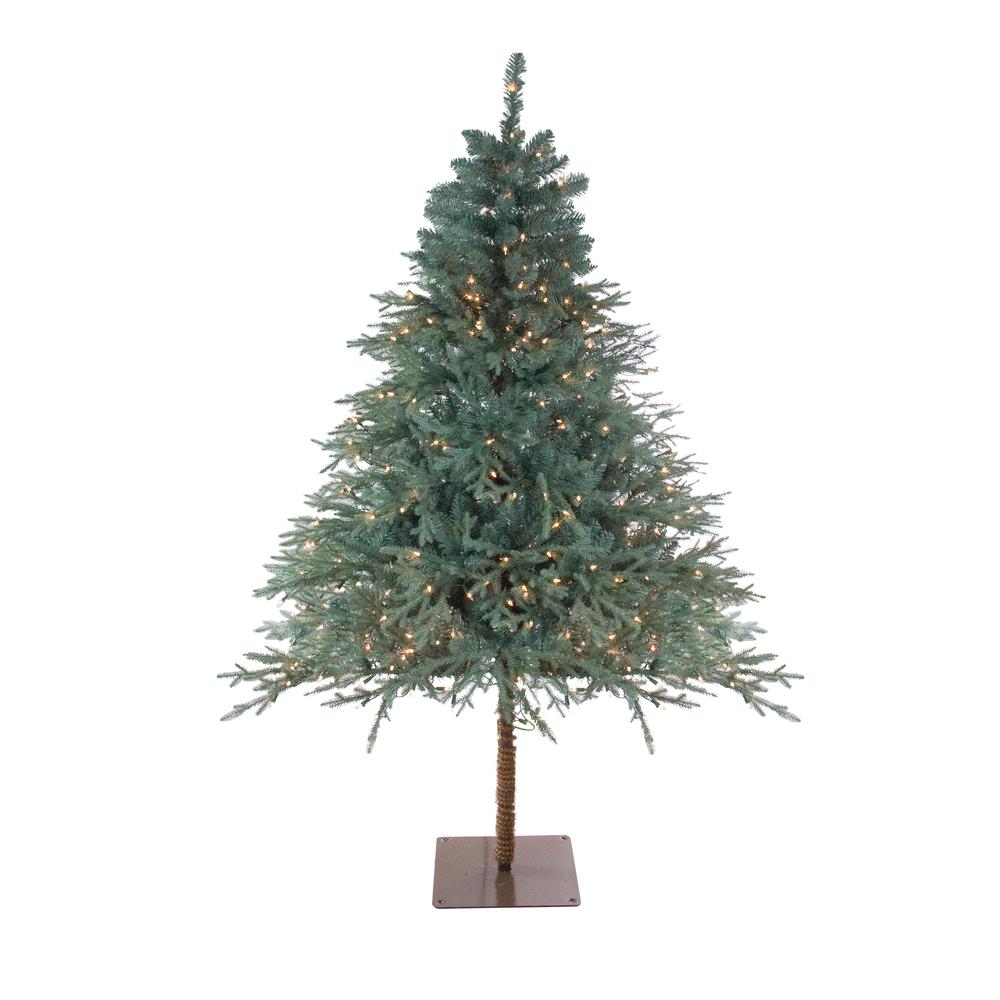 6.5' Pre-Lit Full Fairbanks Alpine Artificial Christmas Tree - Clear Lights. Picture 1