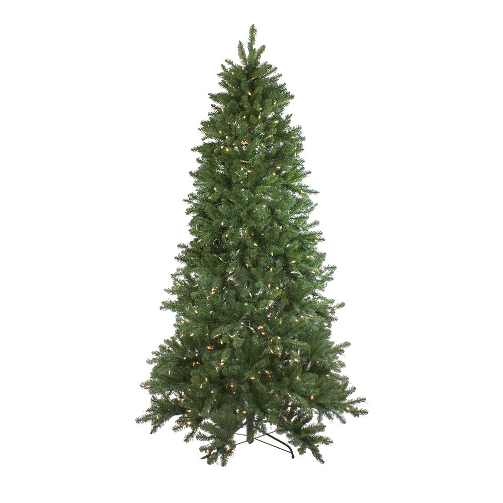 6.5' Pre-Lit Medium Neola Fraser Fir Artificial Christmas Tree - Dual LED Lights. Picture 1