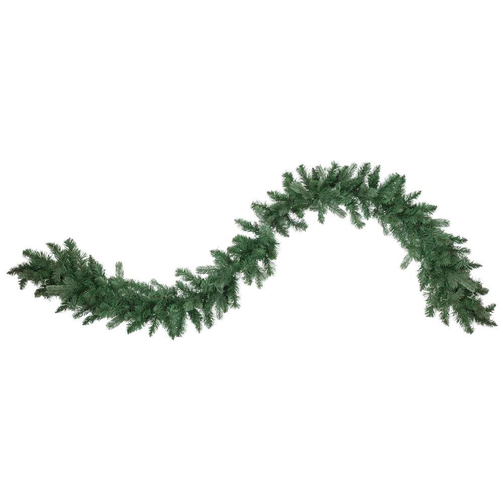 Real Touch™️ Mixed Eden Pine Artificial Christmas Garland - Unlit -  9' x 12". Picture 1