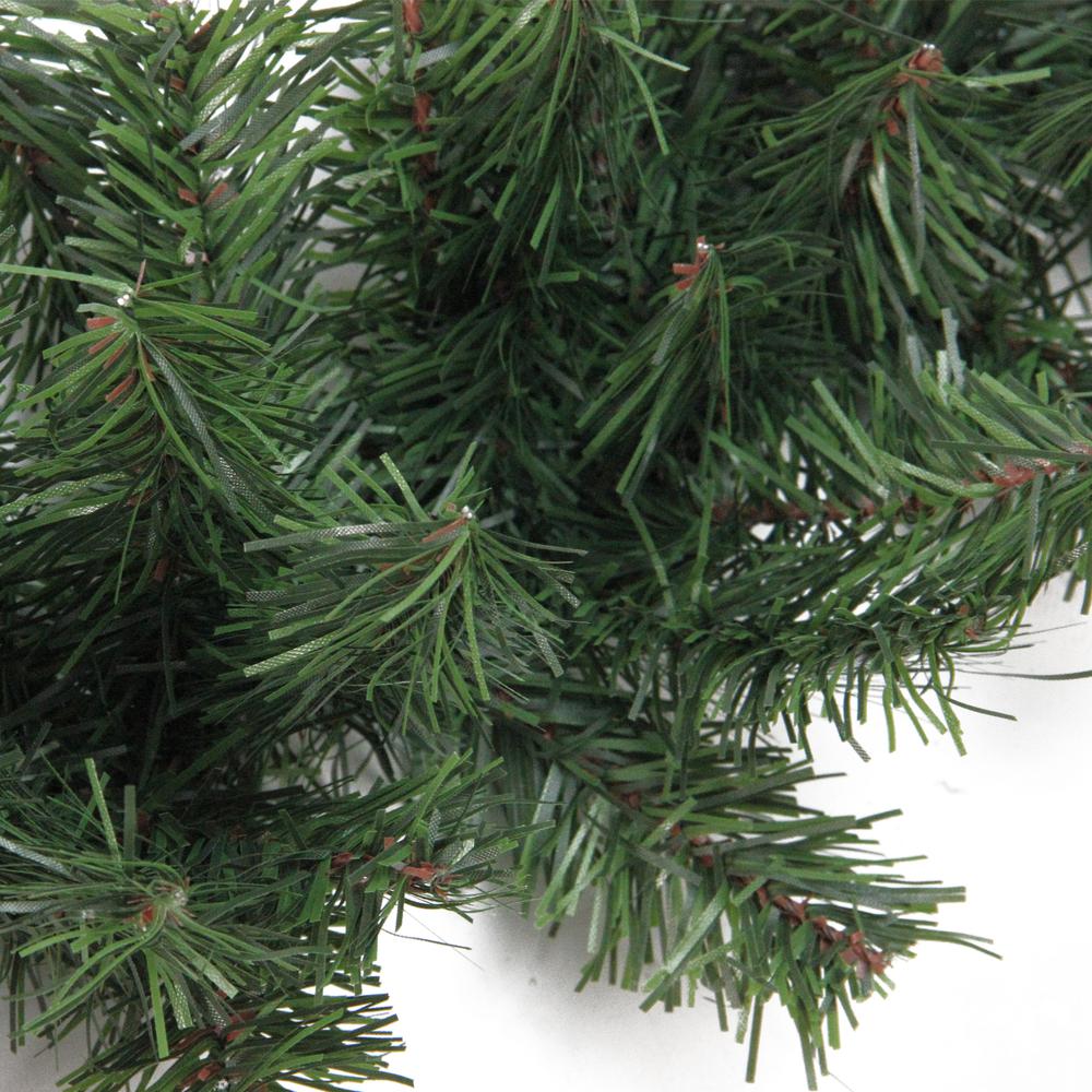 100' x 8" Green Commercial Length Pine Artificial Christmas Garland Unlit. Picture 2