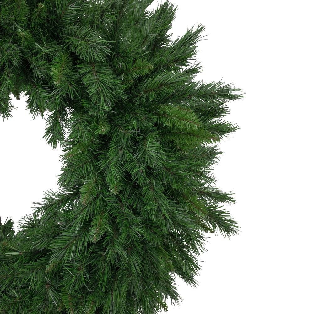 Lush Mixed Pine Artificial Christmas Wreath  36-Inch  Unlit. Picture 4