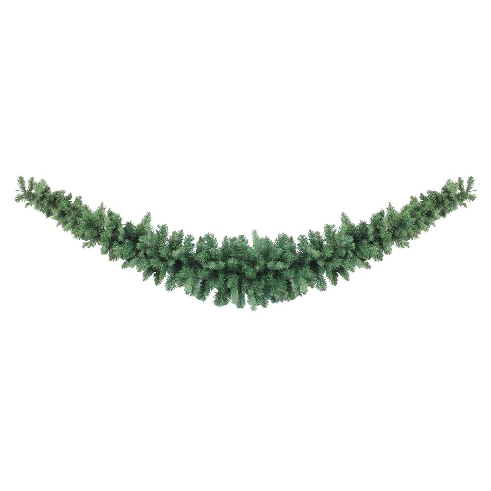 7' Green Coniferous Mixed Pine Artificial Christmas Swag - Unlit. Picture 1