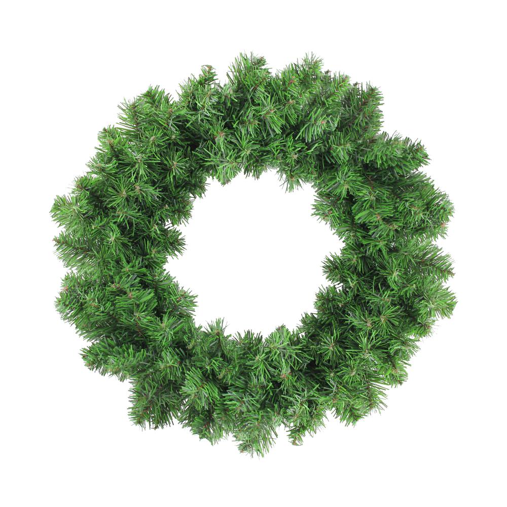 Green Colorado Pine Artificial Christmas Wreath - 16-Inch  Unlit. Picture 1