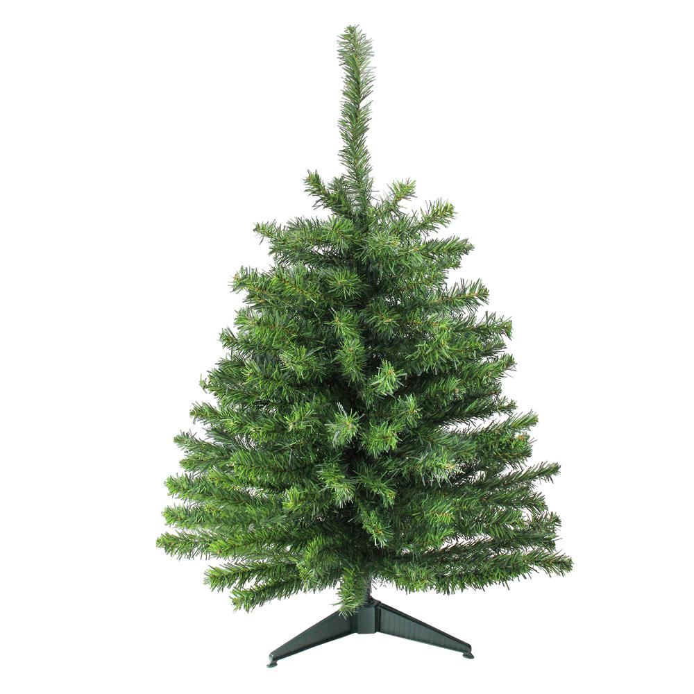 3' Medium Canadian Pine Artificial Christmas Tree - Unlit. The main picture.