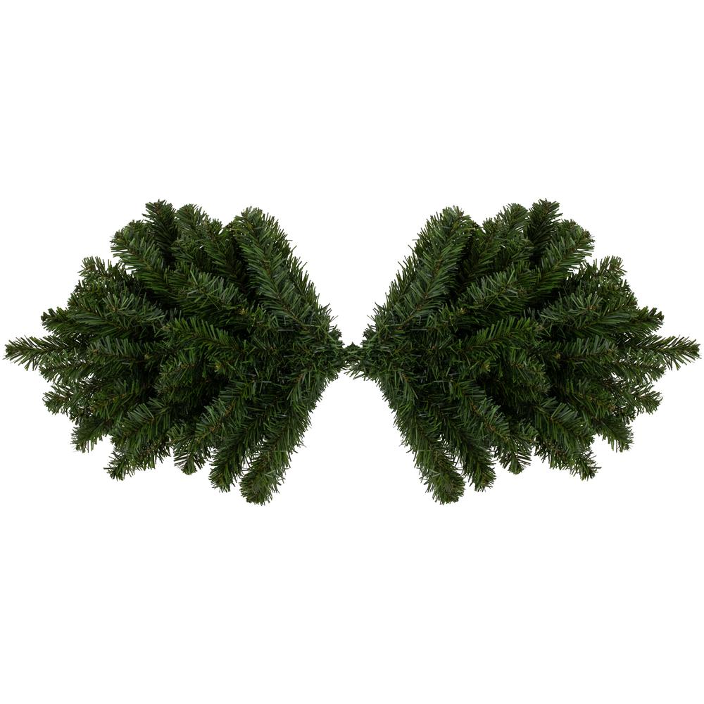 32" Canadian Pine Artificial Christmas Door Swag - Unlit. Picture 1