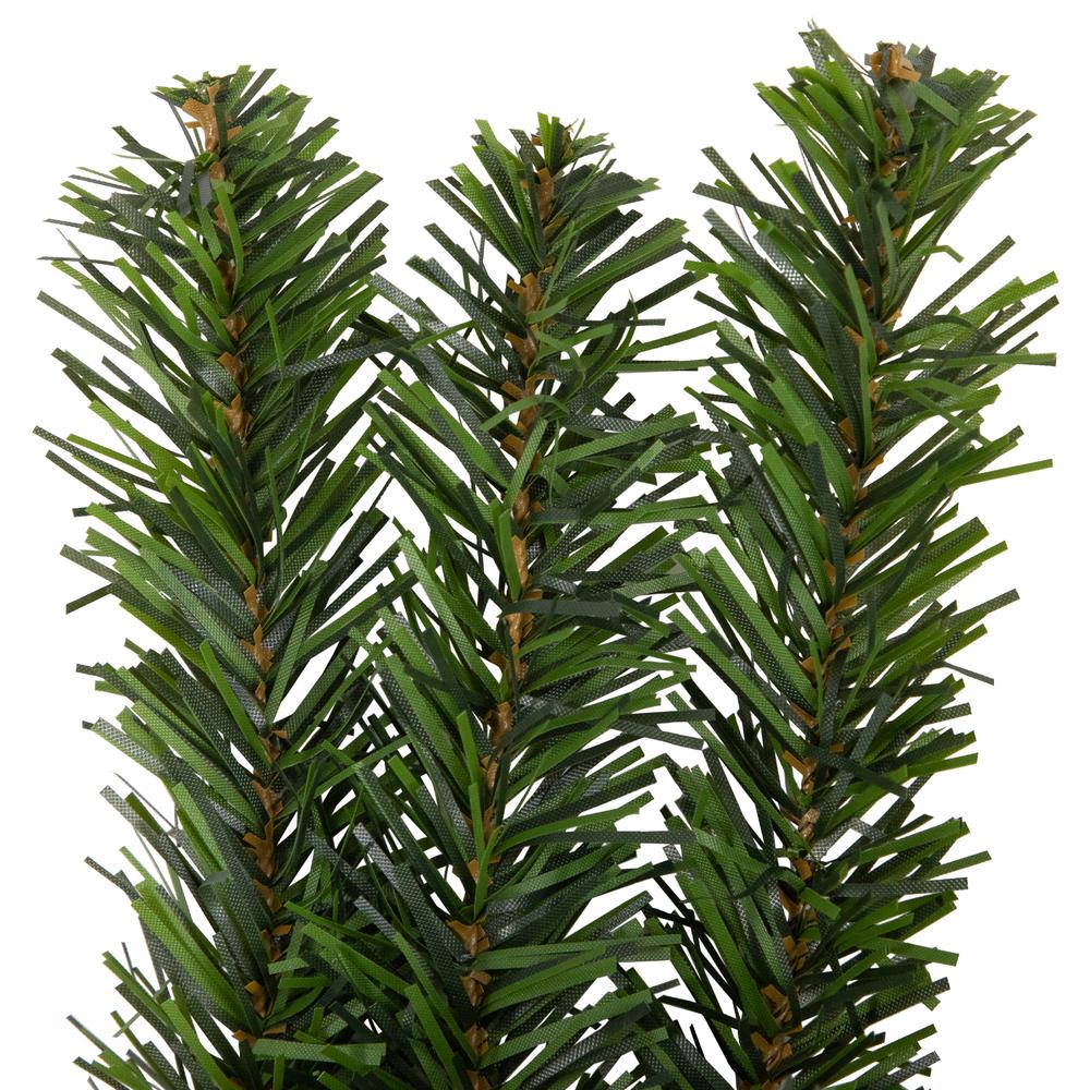 32" Canadian Pine Artificial Christmas Door Swag - Unlit. Picture 7