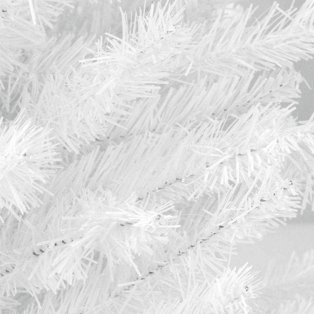 1.5' Medium Snow White Pine Artificial Christmas Tree - Unlit. Picture 2