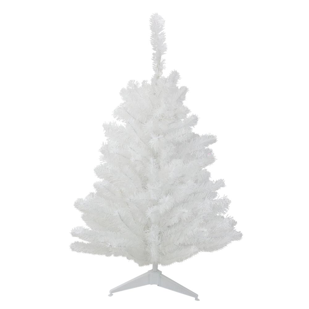 2' Medium Snow White Pine Artificial Christmas Tree - Unlit. Picture 1